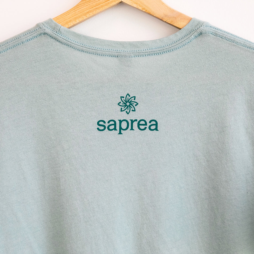 Saprea Mission T-Shirt: Stonewashed Green